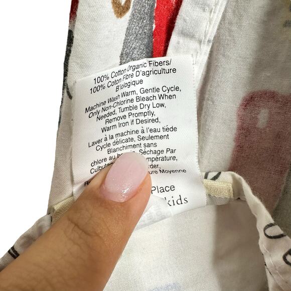 Pottery Barn Kids Ryder Trains Flat Sheet Organic Cotton Twin - Picture 6 of 6